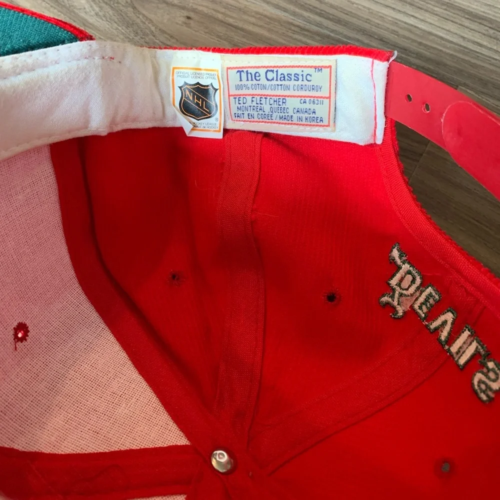 Ted Fletcher New Jersey Devils Hat NHL Vintage Corduroy - Picture 3 of 5